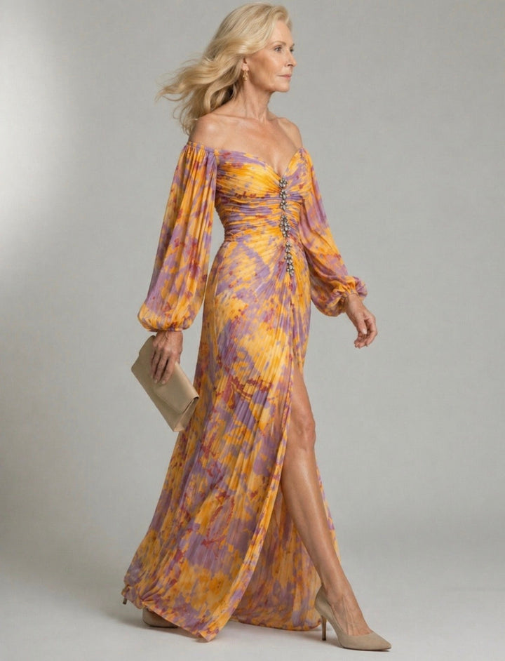 Stella & Grace™ | Elegant V-Neck Dress