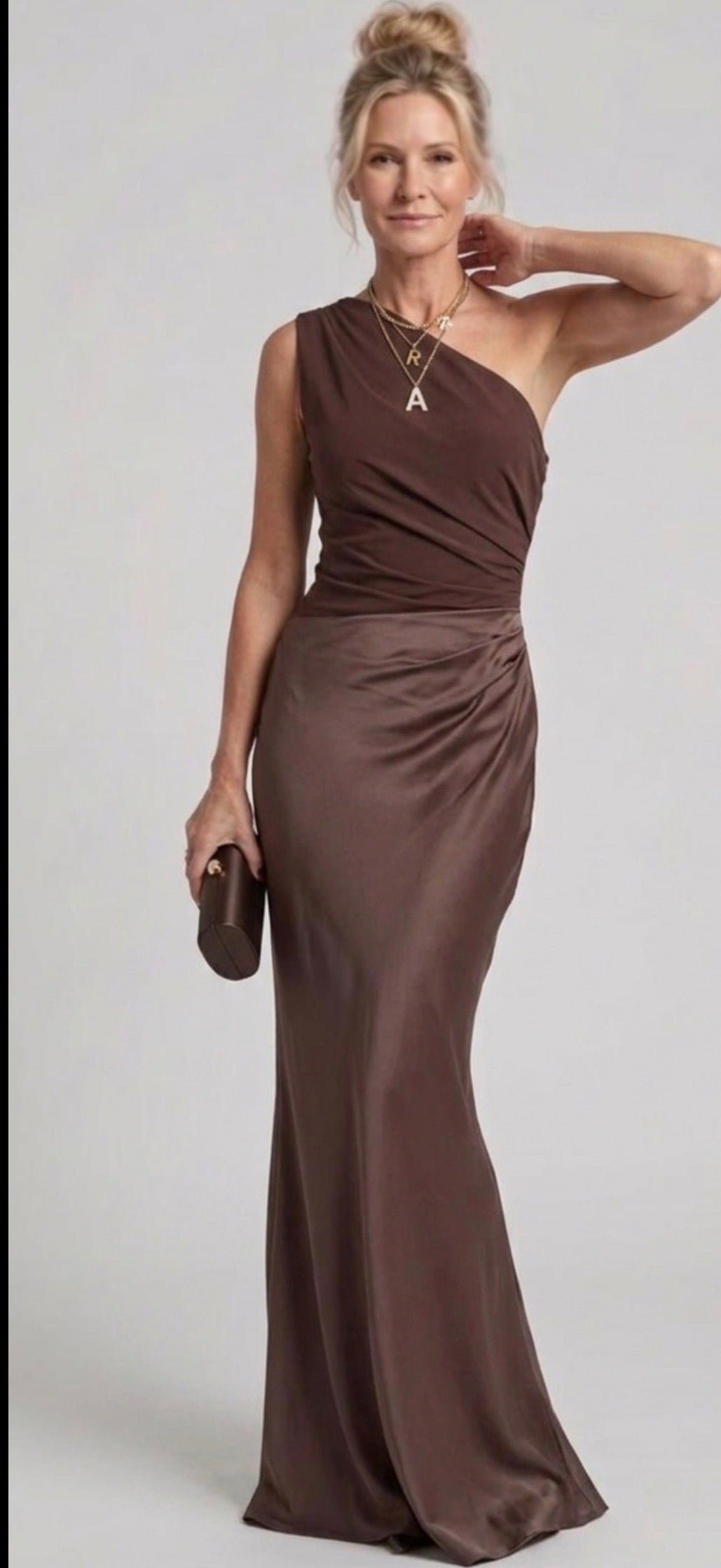 Stella & Grace™ | Maxi Dress with Satin Tail
