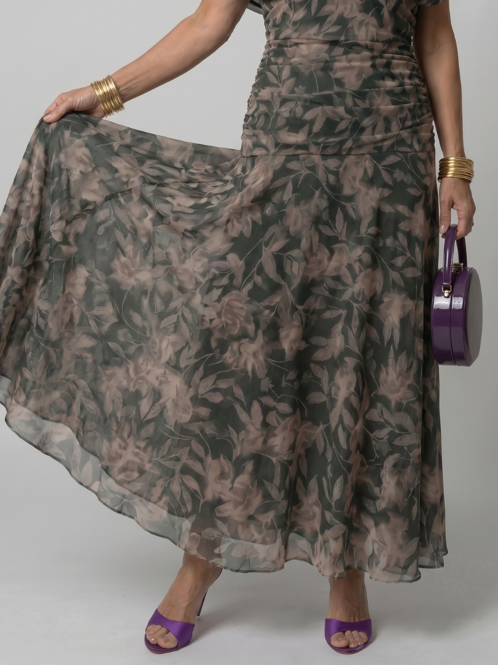 Stella & Grace™ | Off-Shoulder Midi Dress