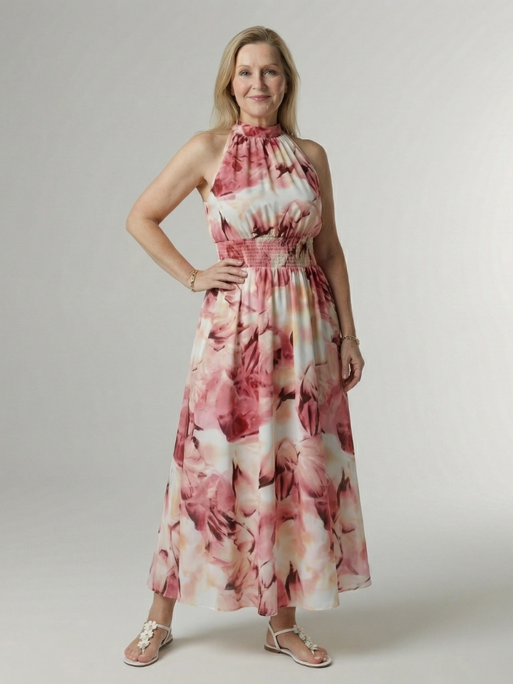 Sylin | Halterneck Midi Dress