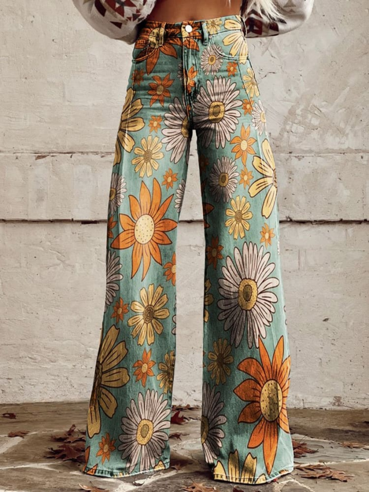 Cirilla - Palazzo Pants Fleuris