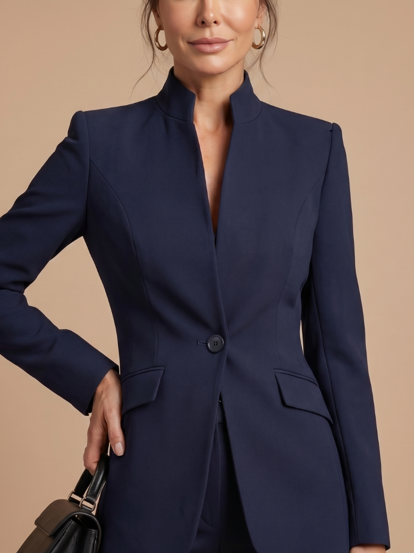 Delta | High Neck Tailored Jacket