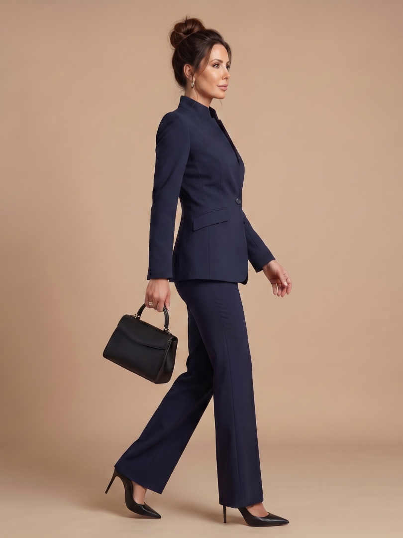 Delta | High Neck Tailored Jacket