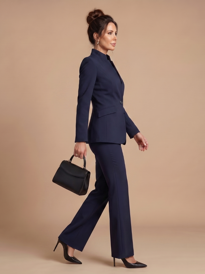 Delta | High Neck Tailored Jacket