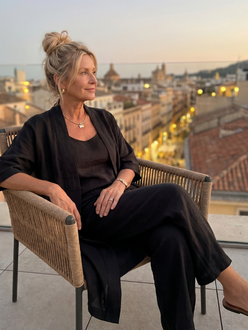 Yael | Three-Piece Relaxed Top and Trousers Set