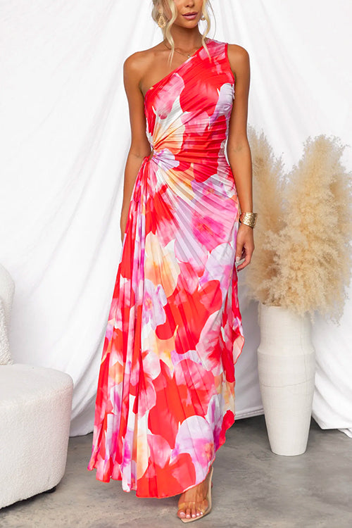 Stella & Grace™ | Vibrant Tropical Evening Dress
