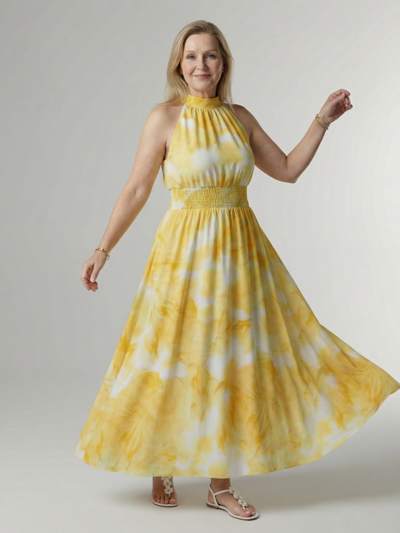 Sylin | Halterneck Midi Dress
