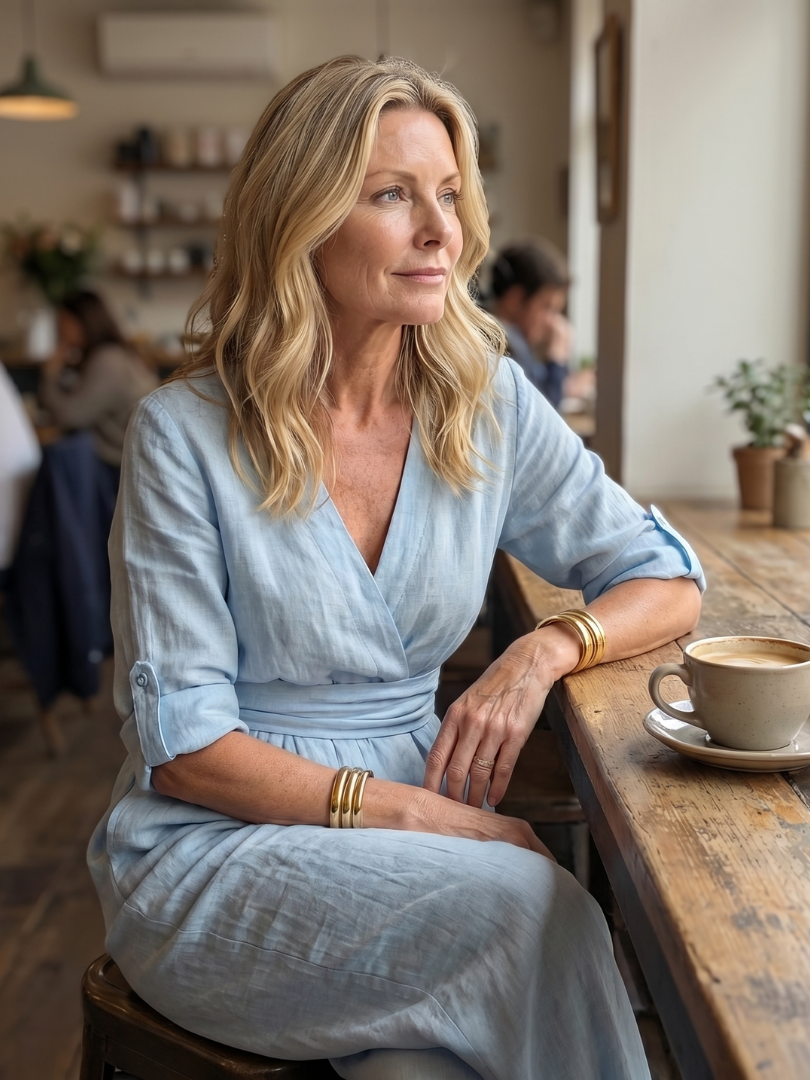 Wanda | Wide Jumpsuit with Front Crossover