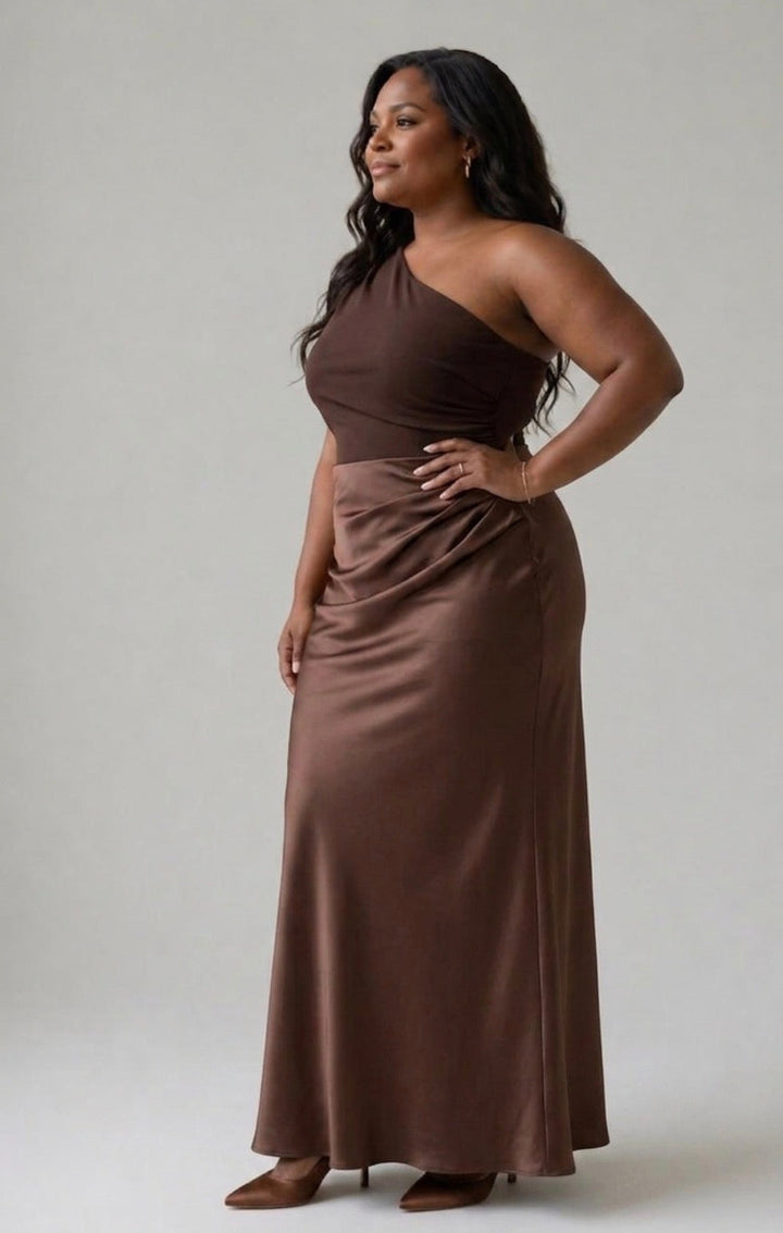 Stella & Grace™ | Maxi Dress with Satin Tail