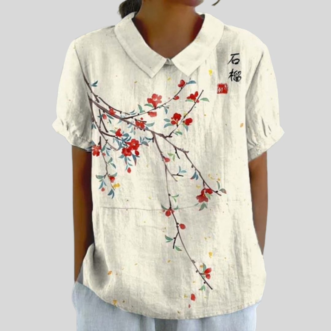 Elegant Floral Top