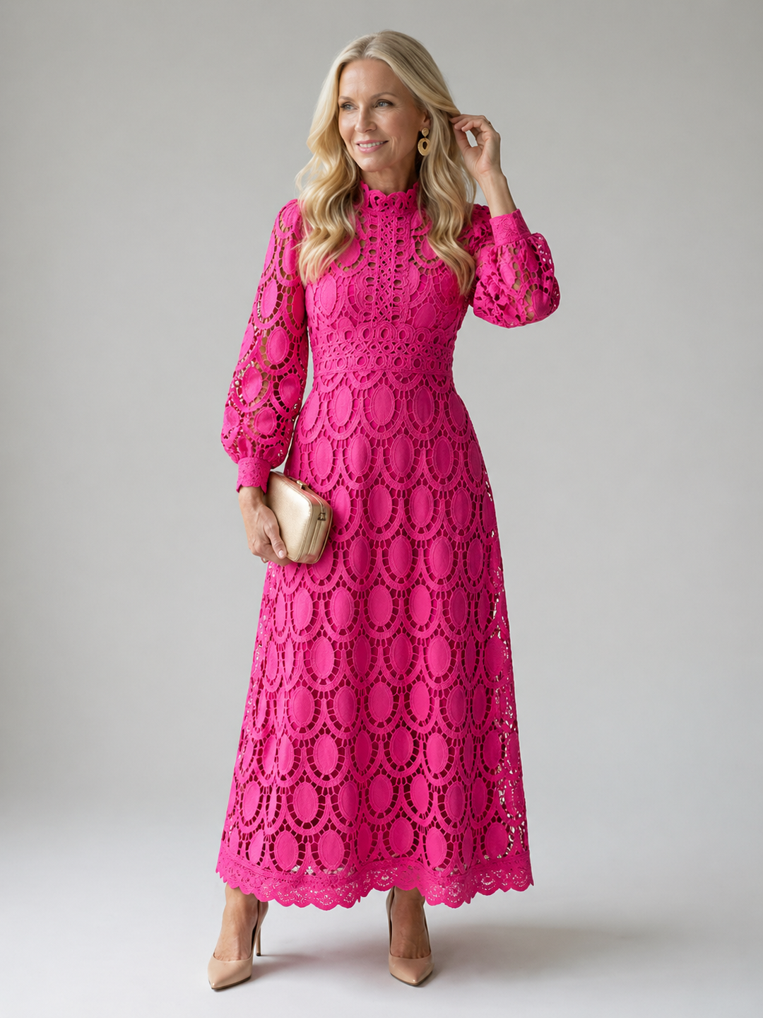 Stella & Grace™ | Lace Midi Dress