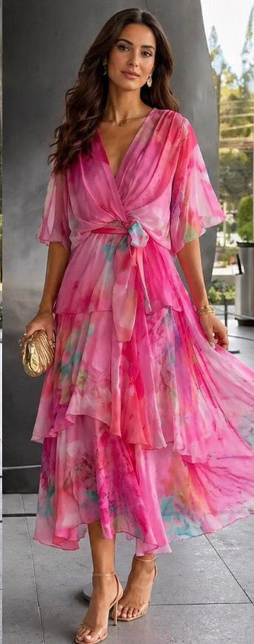 Stella & Grace™ | Layered Floral Sun Dress