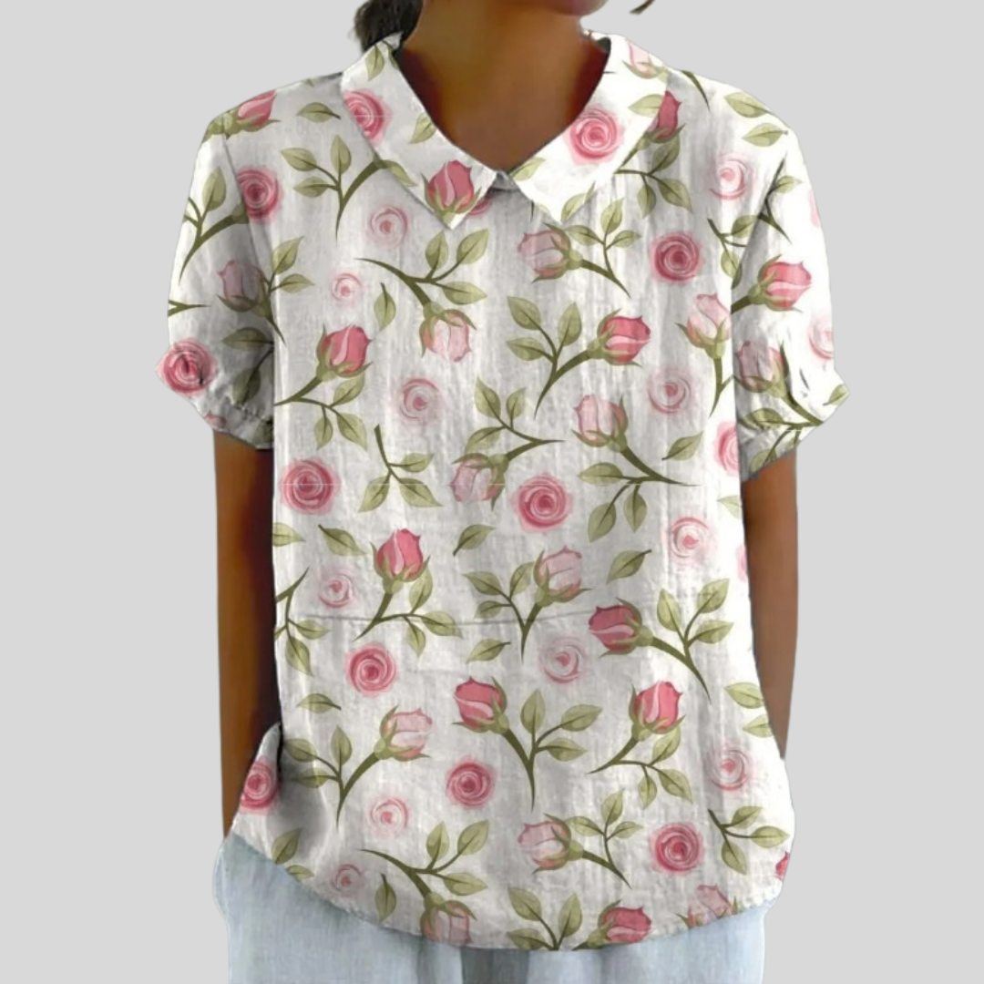 Elegant Floral Top
