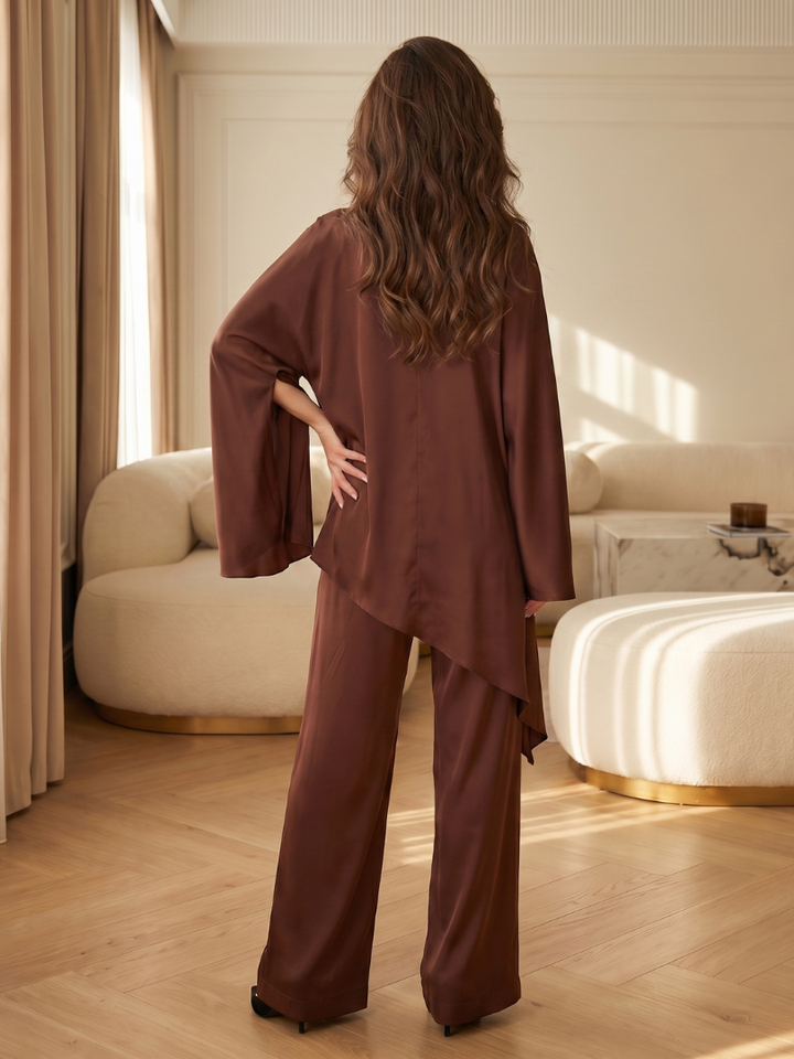 Selah | Wide Tunic and Flare Trousers Set