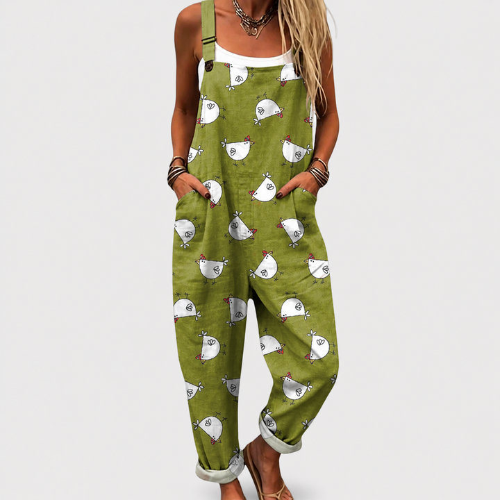 Comfortable Printed Jumpsuit