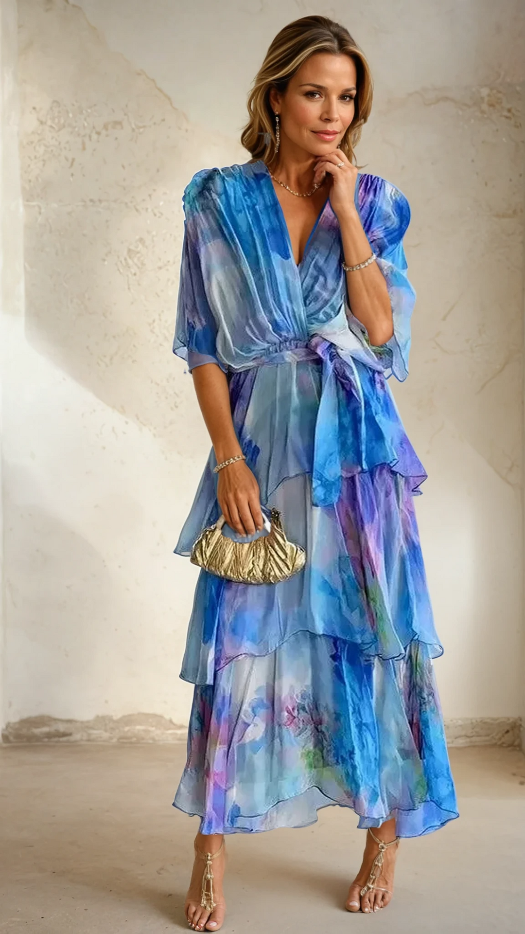 Stella & Grace™ | Layered Floral Sun Dress