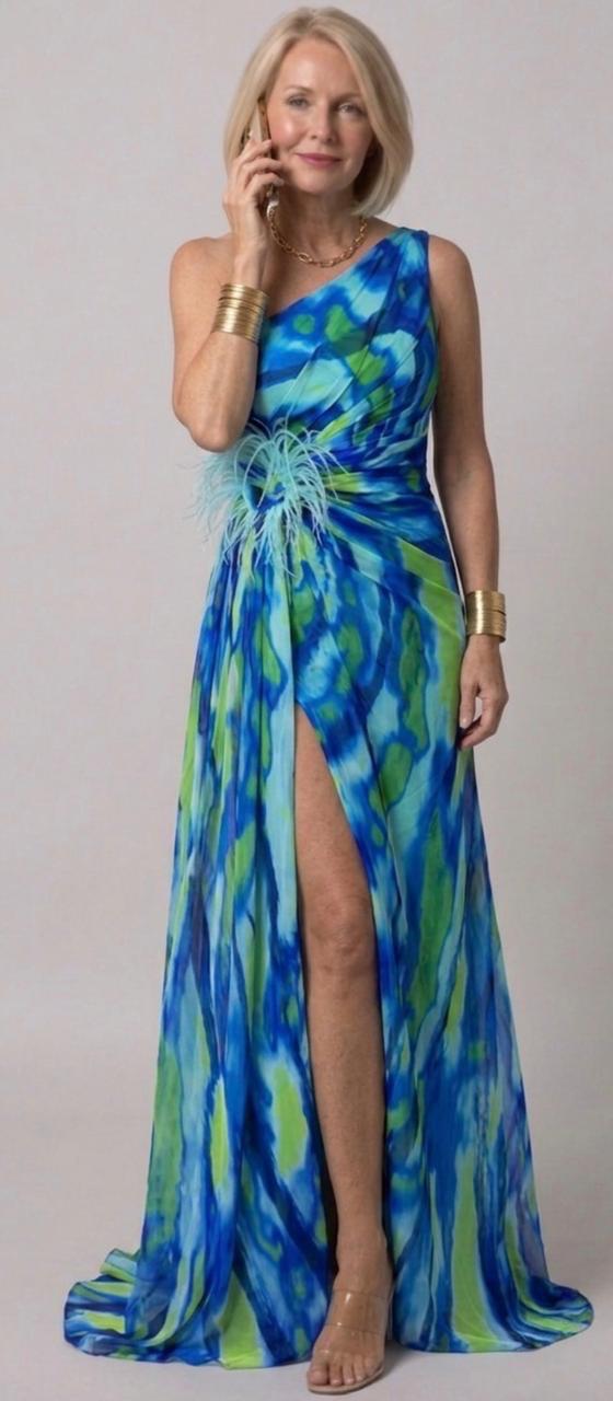 Stella & Grace™ | Vivid Draped Dress