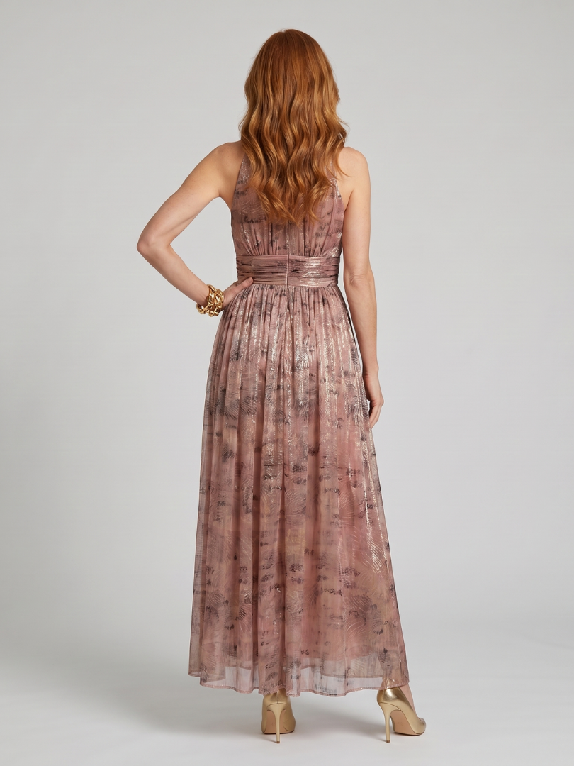 Imogen | Sleeveless Textured Midi Dress