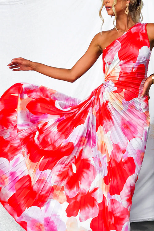 Stella & Grace™ | One-Shoulder Pleated Dress