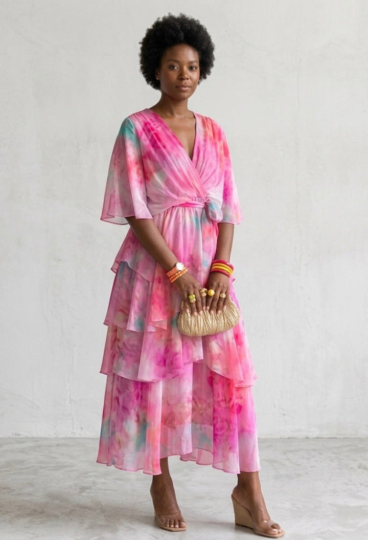 Stella & Grace™ | Layered Floral Sun Dress