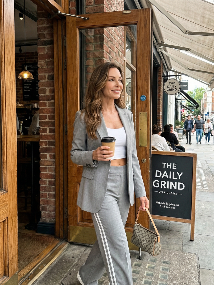 Kaya | Contrast Striped Wide-Leg Set