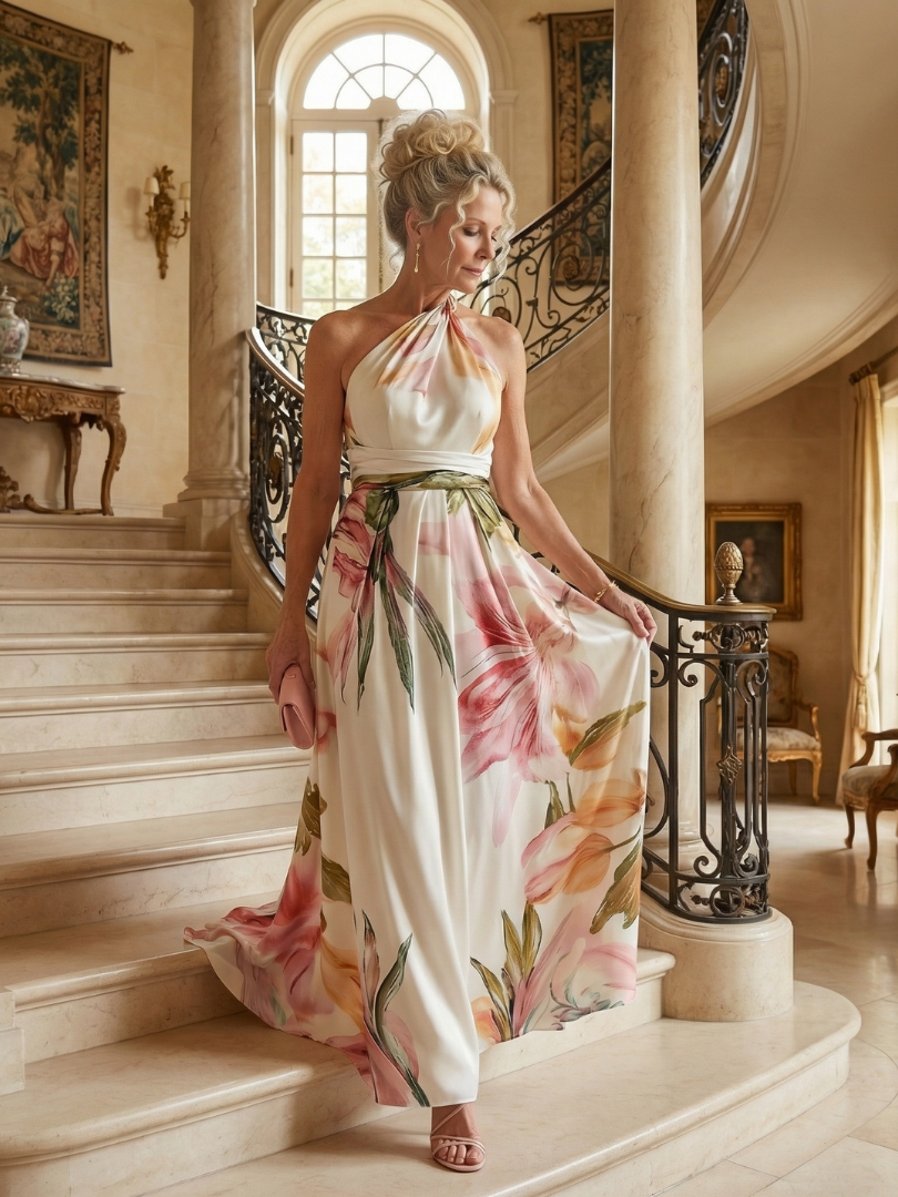 Amiel | Lightweight Floral Maxi Dress