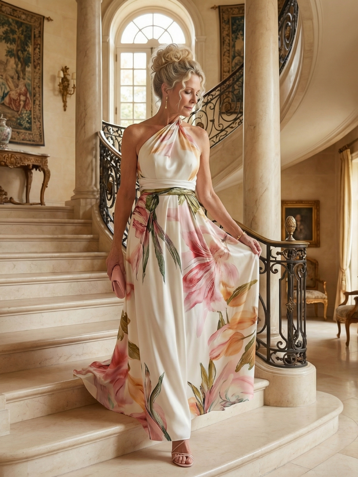 Amiel | Lightweight Floral Maxi Dress