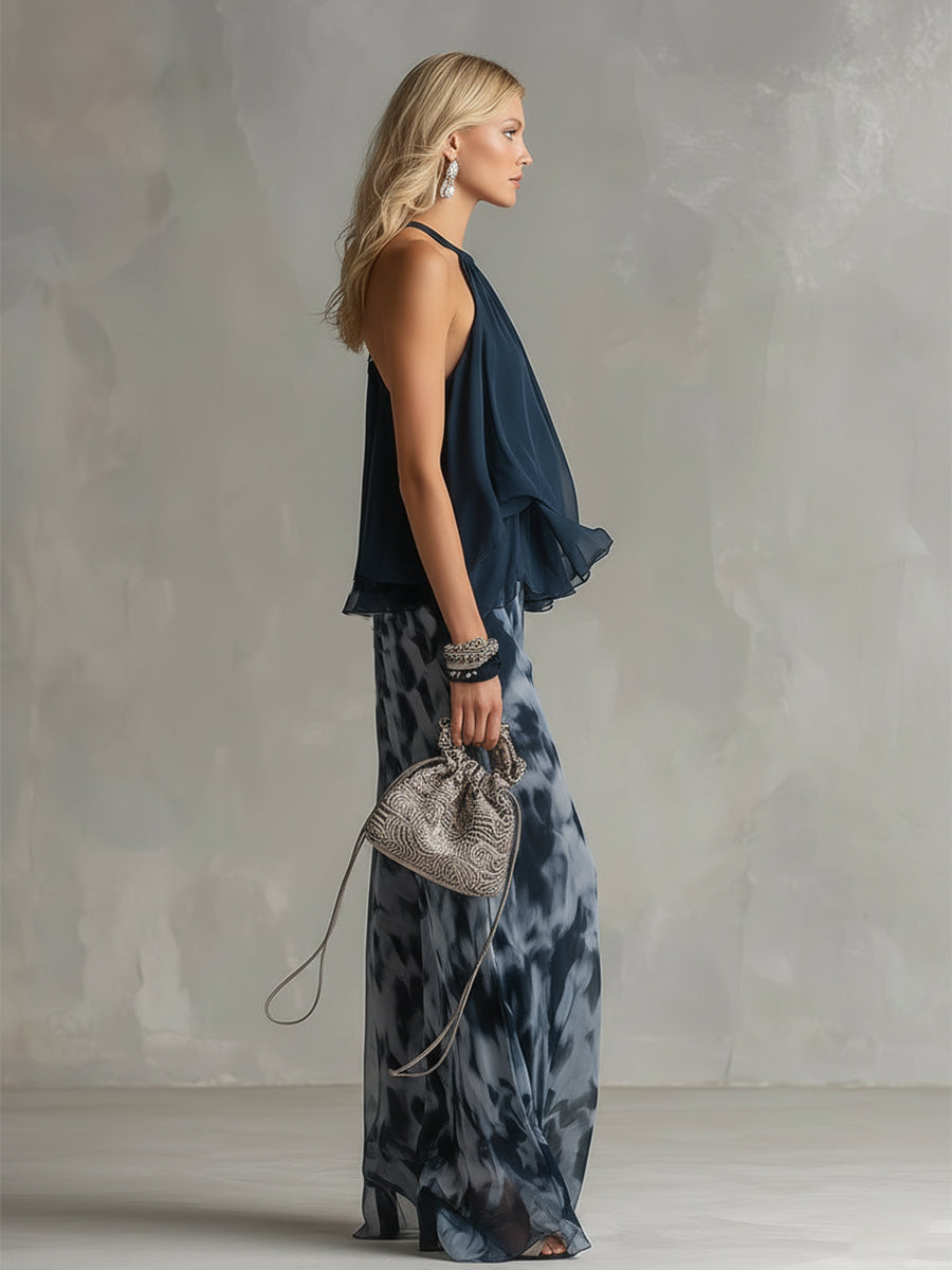 Eleonora | Elegant Set with Ruffle Top