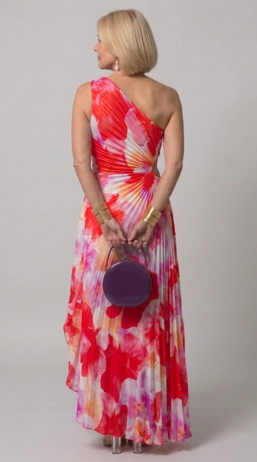 Stella & Grace™ | One-Shoulder Pleated Dress