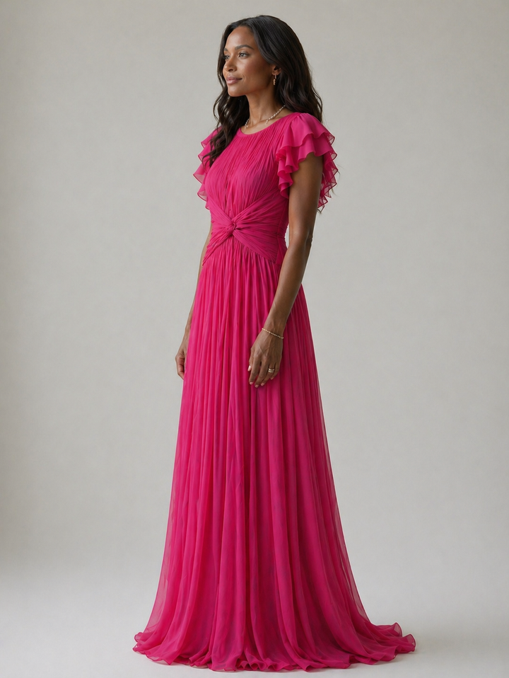 Stella & Grace™ | Pleated Evening Dress