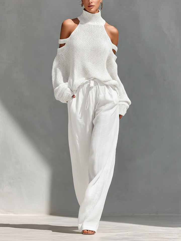 Camilla™ Modern knit and linen set