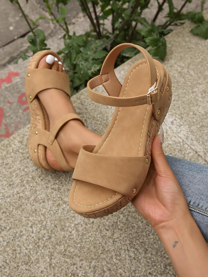 Daniela - Elegant Wedge Sandals