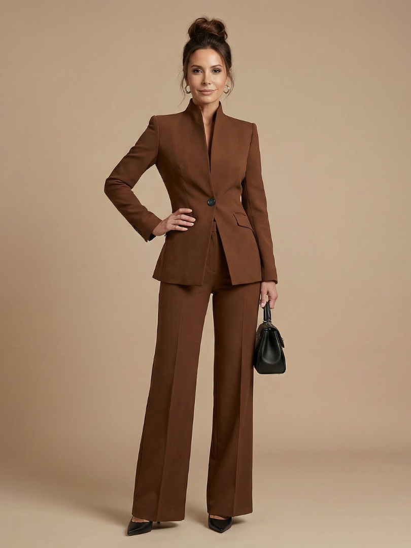 Delta | High Neck Tailored Jacket