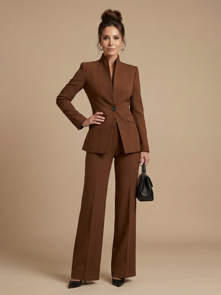Delta | High Neck Tailored Jacket