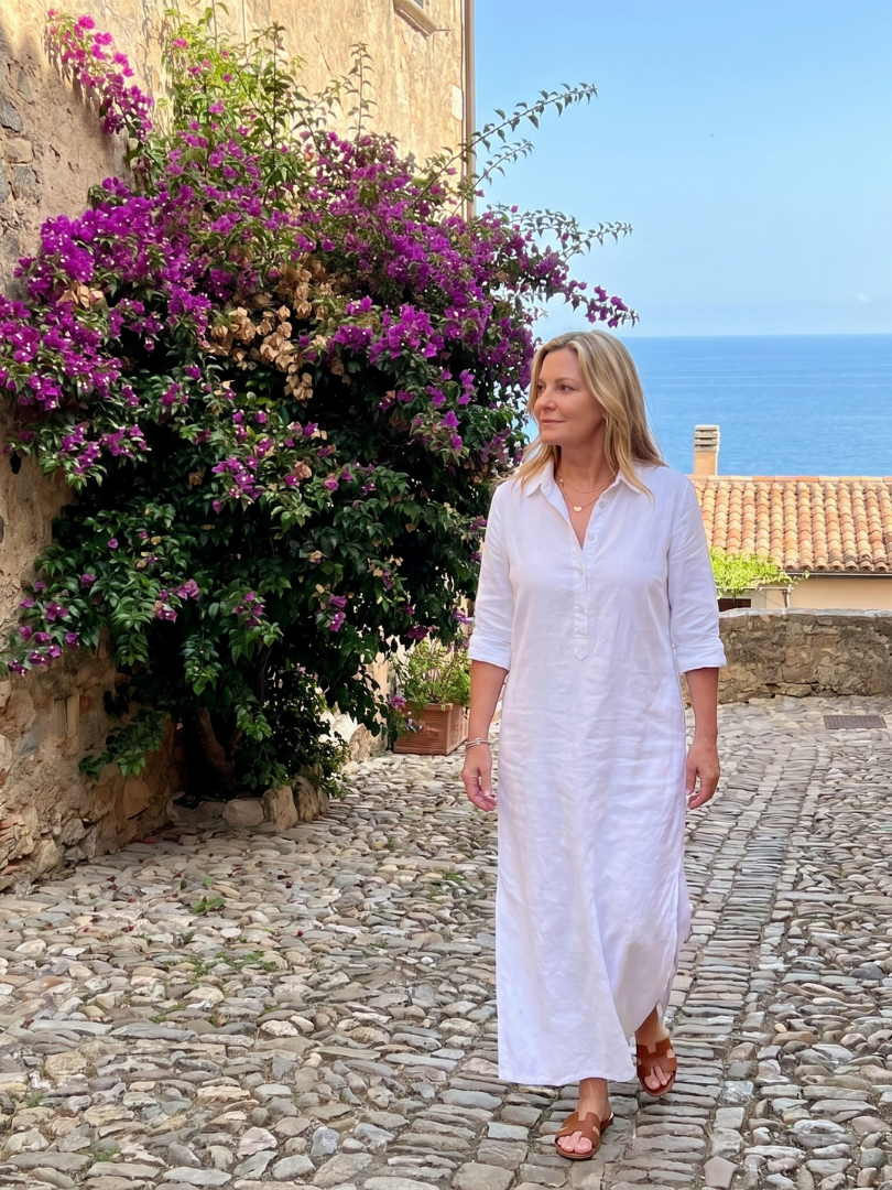 Veronica | Relaxed Long Sleeve Maxi Dress
