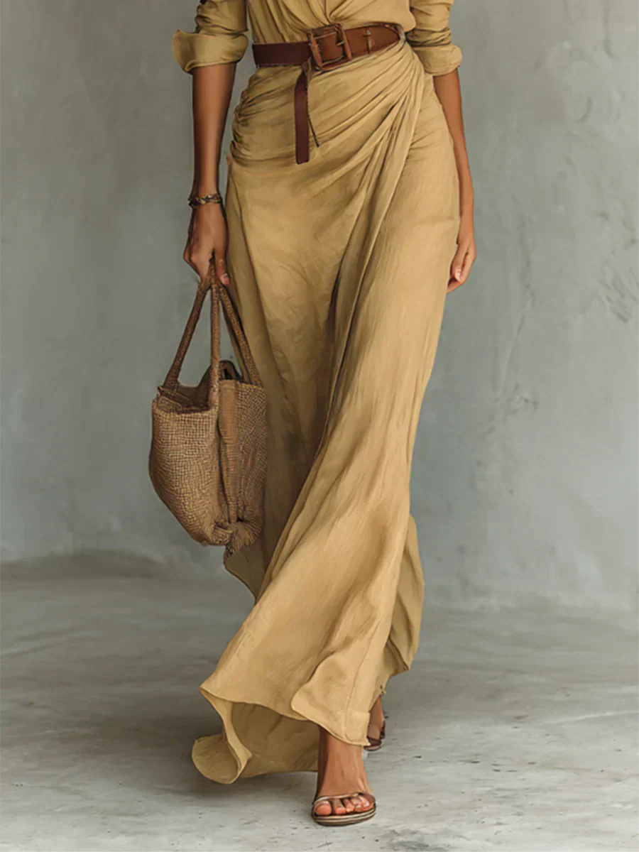 Camilla | Belted Shirt Dress