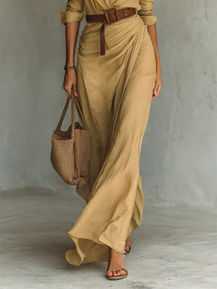 Camilla | Belted Shirt Dress