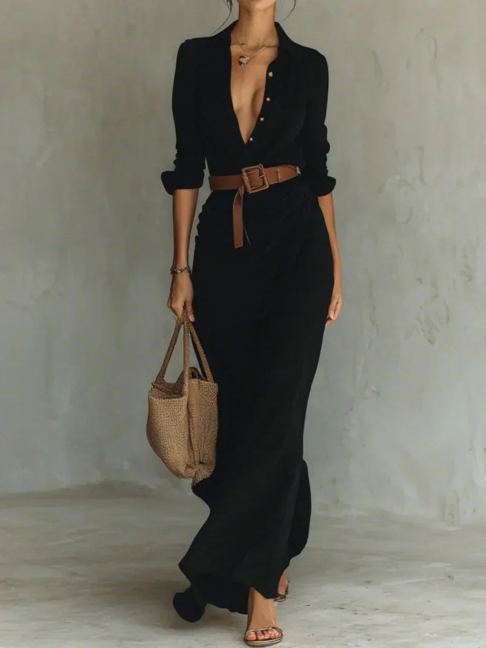 Camilla | Belted Shirt Dress