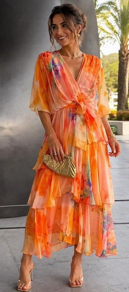 Stella & Grace™ | Layered Floral Sun Dress