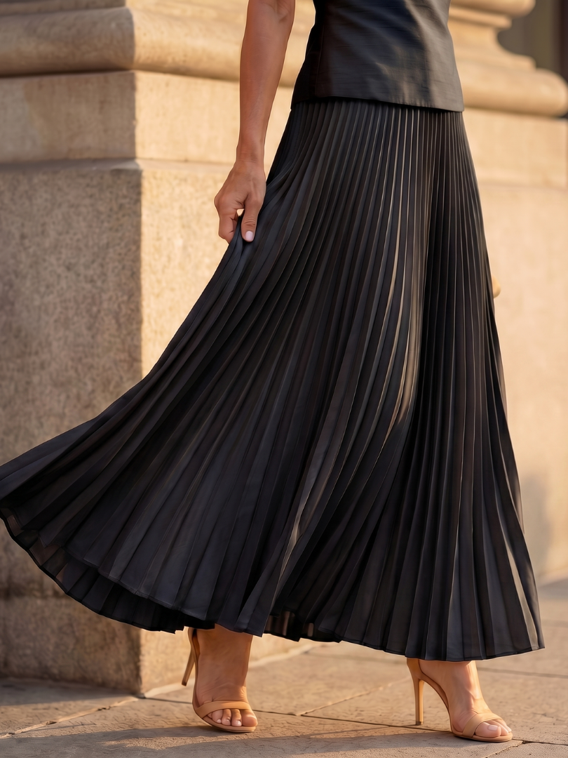 Rhodes | Structured Corset and Pleated Skirt Set