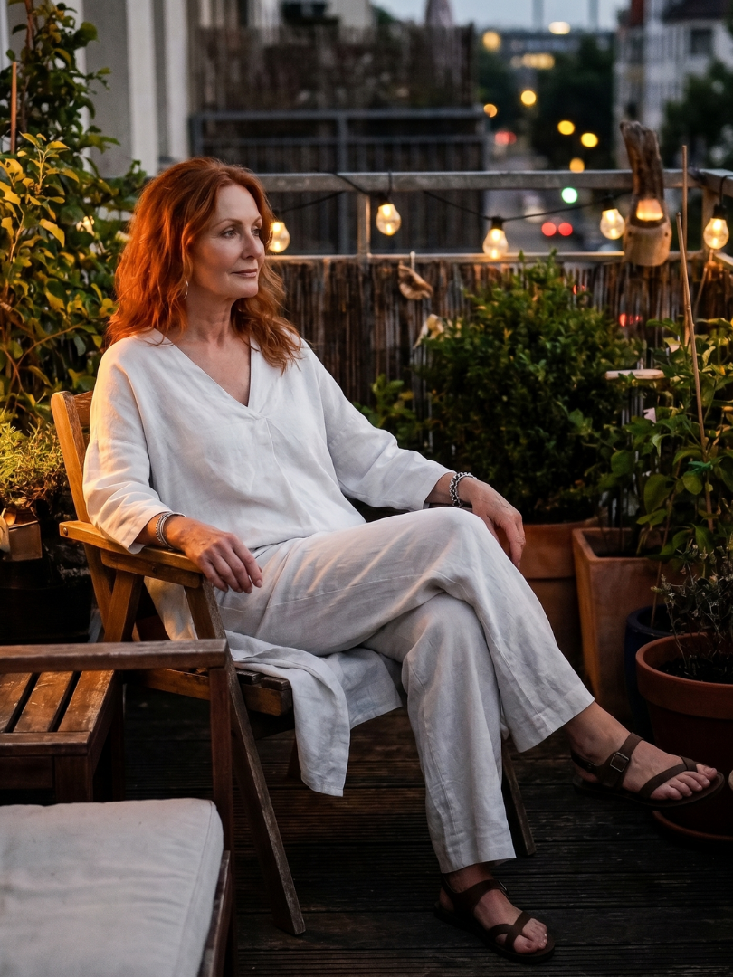 Onice | Wide Tunic Top and Wide-Leg Trousers Set