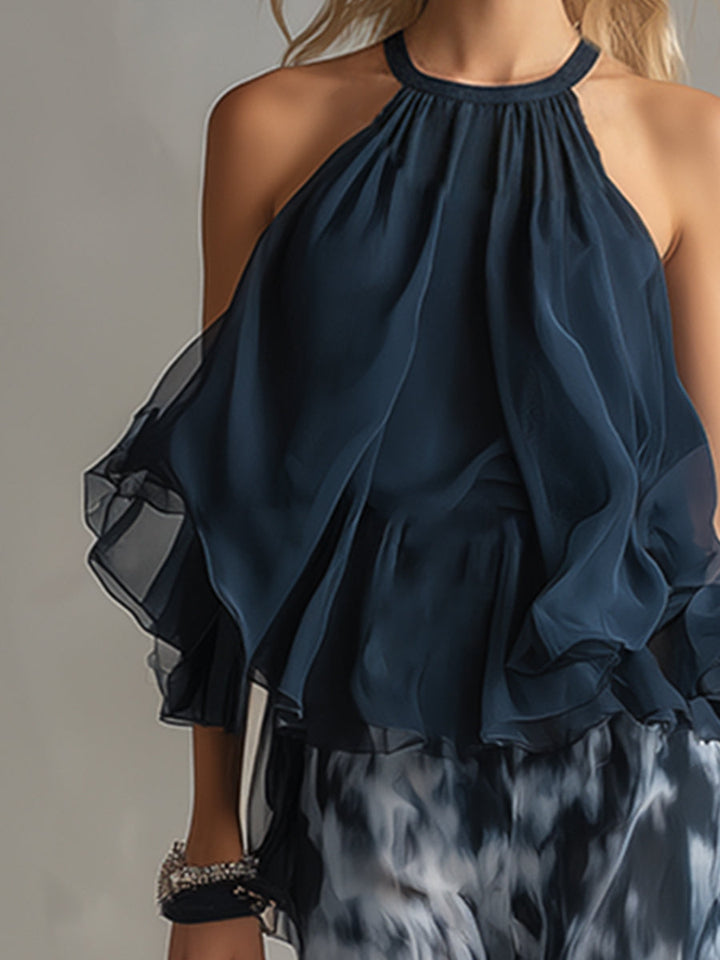 Eleonora | Elegant Set with Ruffle Top