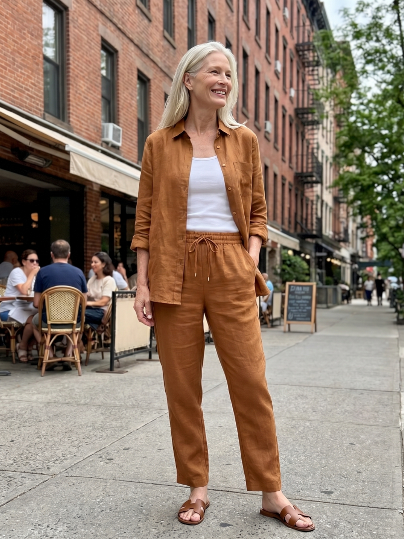 Noor | Long Sleeve Shirt and Tapered Trousers Set