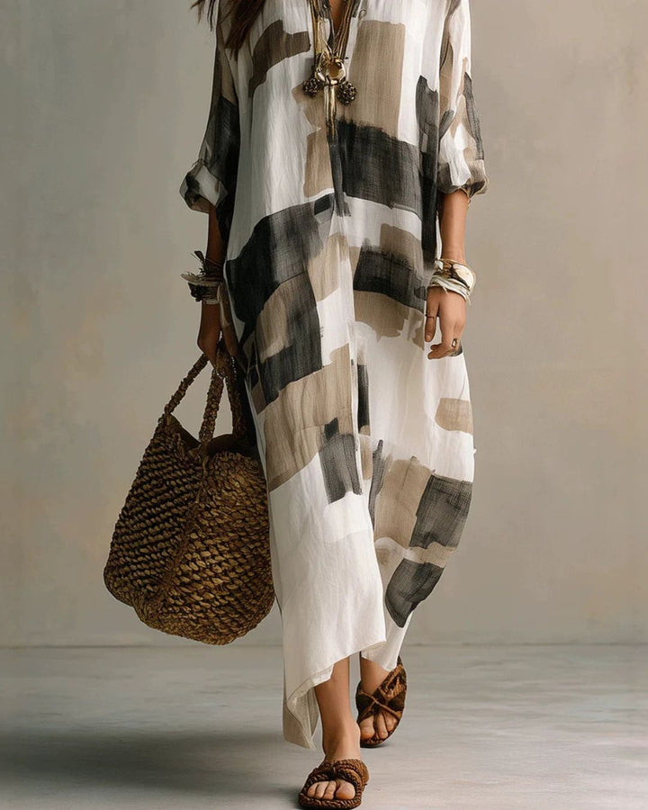 Beatrice | Long Painted Shirt