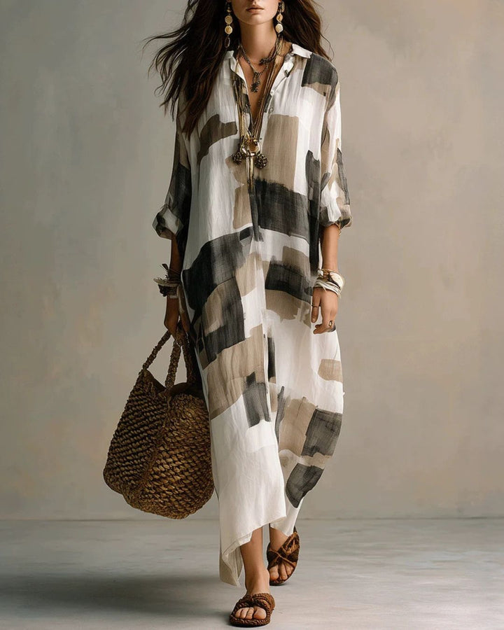 Beatrice | Long Painted Shirt