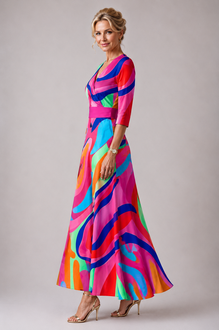 Stella & Grace™ | V-Neck Everyday Comfortable Dress