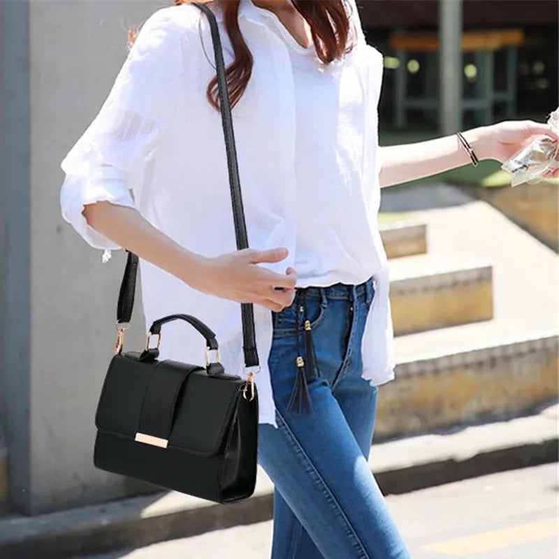 Chic Retro Crossbody Bag for Women | High-Quality Faux Leather
