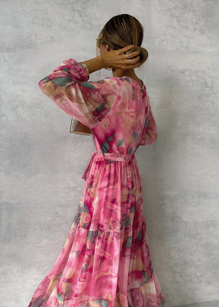 Stella & Grace™ | Floral Print Wrap Dress