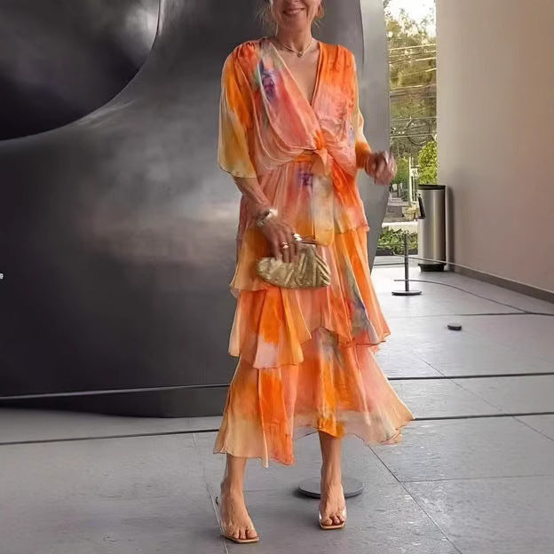 Stella & Grace™ | Layered Floral Sun Dress
