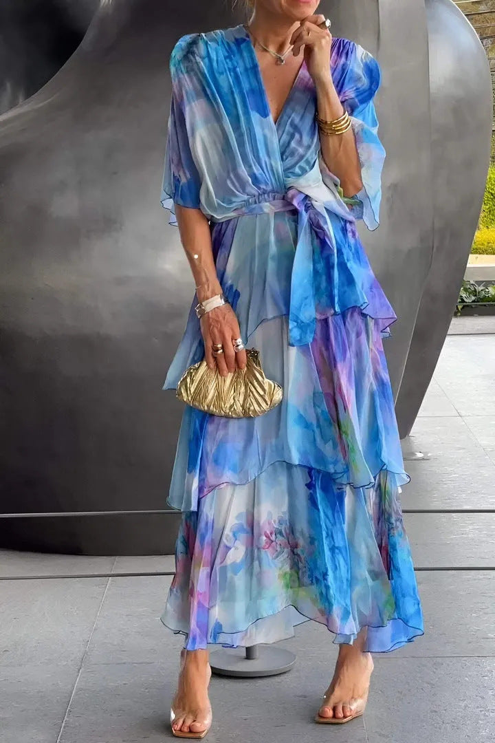 Stella & Grace™ | Layered Floral Sun Dress